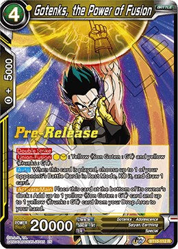 Gotenks, the Power of Fusion (BT10-112) [Rise of the Unison Warrior Prerelease Promos] | Amazing Games TCG