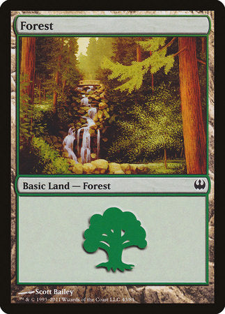 Forest (43) [Duel Decks: Knights vs. Dragons] | Amazing Games TCG