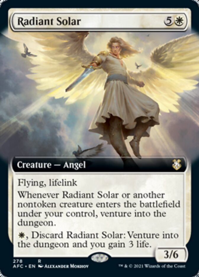 Radiant Solar (Extended) [Dungeons & Dragons: Adventures in the Forgotten Realms Commander] | Amazing Games TCG