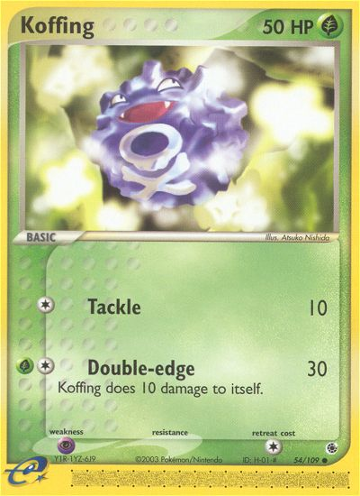 Koffing (54/109) [EX: Ruby & Sapphire] | Amazing Games TCG