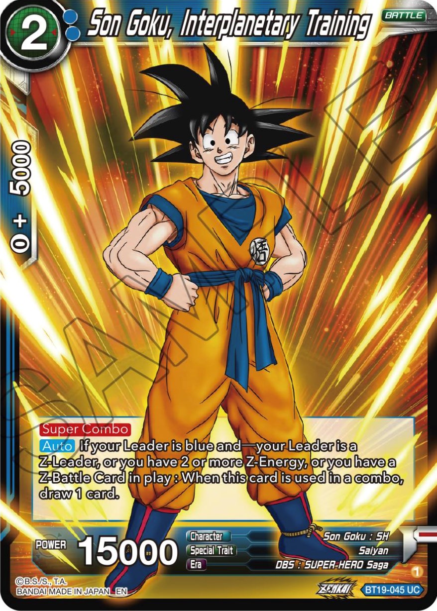 Son Goku, Interplanitary Training (BT19-045) [Fighter's Ambition] | Amazing Games TCG