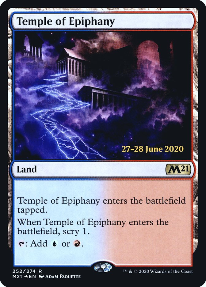 Temple of Epiphany  [Core Set 2021 Prerelease Promos] | Amazing Games TCG