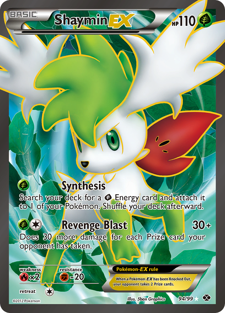 Shaymin EX (94/99) [Black & White: Next Destinies] | Amazing Games TCG