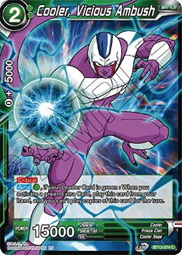 Cooler, Vicious Ambush (Common) [BT13-074] | Amazing Games TCG