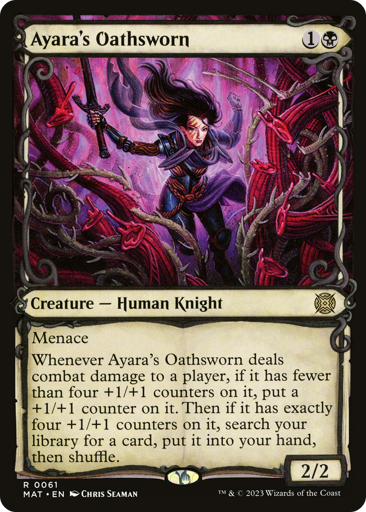 Ayara's Oathsworn (Showcase) [March of the Machine: The Aftermath] | Amazing Games TCG