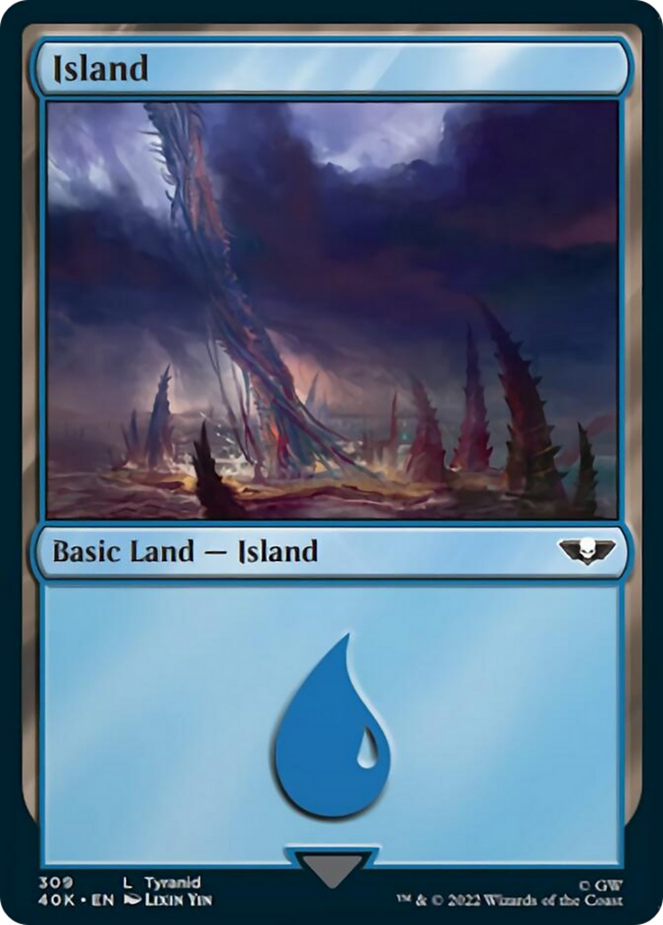 Island (309) [Universes Beyond: Warhammer 40,000] | Amazing Games TCG