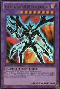 Elemental HERO Escuridao [Yu-Gi-Oh! GX Manga Promotional Cards] [YG09-EN001] | Amazing Games TCG