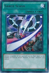 Saber Slash [Turbo Pack: Booster Three] [TU03-EN011] | Amazing Games TCG