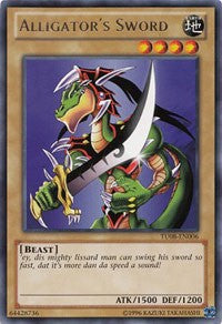 Alligator's Sword [Turbo Pack: Booster Eight] [TU08-EN006] | Amazing Games TCG