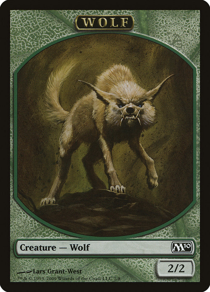 Wolf [Magic 2010 Tokens] | Amazing Games TCG