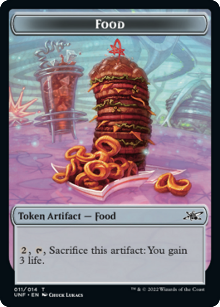 Squirrel // Food (011) Double-sided Token [Unfinity Tokens] | Amazing Games TCG