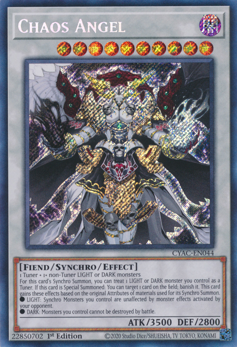 Chaos Angel [CYAC-EN044] Secret Rare | Amazing Games TCG