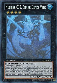 Number C32: Shark Drake Veiss [Abyss Rising] [ABYR-EN039] | Amazing Games TCG