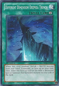 Different Dimension Deepsea Trench [Abyss Rising] [ABYR-EN052] | Amazing Games TCG