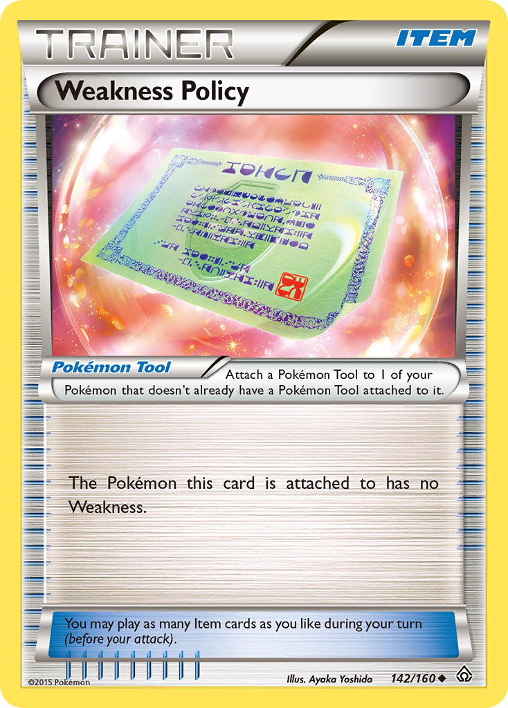 Weakness Policy (142/160) [XY: Primal Clash] | Amazing Games TCG