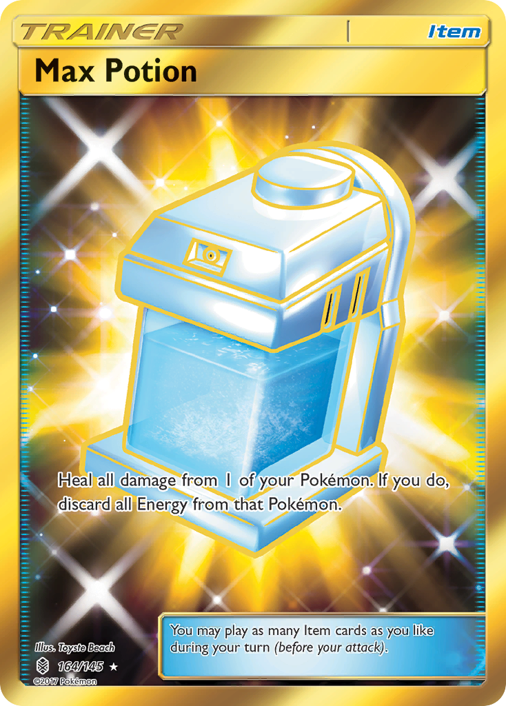 Max Potion (164/145) [Sun & Moon: Guardians Rising] | Amazing Games TCG