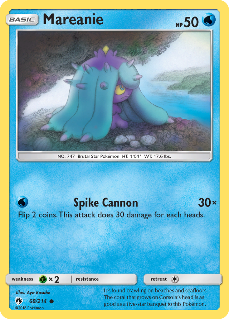 Mareanie (68/214) [Sun & Moon: Lost Thunder] | Amazing Games TCG