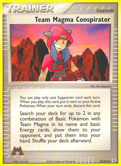 Team Magma Conspirator (82/95) [EX: Team Magma vs Team Aqua] | Amazing Games TCG