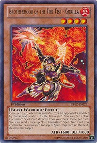 Brotherhood of the Fire Fist - Gorilla [Cosmo Blazer] [CBLZ-EN023] | Amazing Games TCG