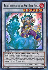 Brotherhood of the Fire Fist - Horse Prince [Cosmo Blazer] [CBLZ-EN097] | Amazing Games TCG