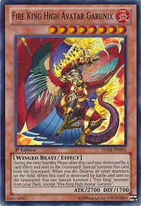 Fire King High Avatar Garunix [Structure Deck: Onslaught of the Fire Kings] [SDOK-EN001] | Amazing Games TCG