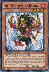 Fire King Avatar Barong [Structure Deck: Onslaught of the Fire Kings] [SDOK-EN002] | Amazing Games TCG