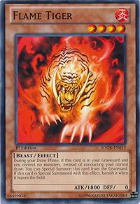 Flame Tiger [Structure Deck: Onslaught of the Fire Kings] [SDOK-EN019] | Amazing Games TCG