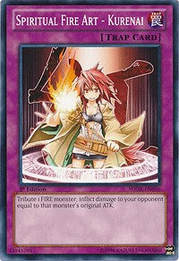 Spiritual Fire Art - Kurenai [Structure Deck: Onslaught of the Fire Kings] [SDOK-EN036] | Amazing Games TCG