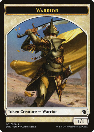 Warrior Token [Dragons of Tarkir Tokens] | Amazing Games TCG