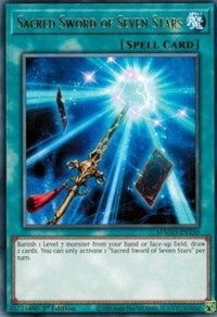 Sacred Sword of Seven Stars [MAGO-EN150] Rare | Amazing Games TCG