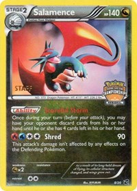 Salamence (8/20) (Regional Championship Promo Staff) [Black & White: Dragon Vault] | Amazing Games TCG