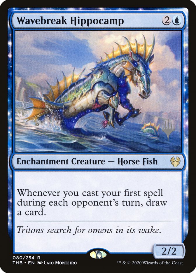 Wavebreak Hippocamp (Promo Pack) [Theros Beyond Death Promos] | Amazing Games TCG