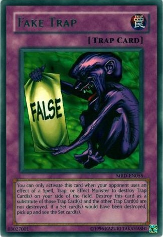 Fake Trap [MRD-EN056] Rare | Amazing Games TCG