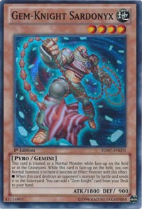 Gem-Knight Sardonyx [Hidden Arsenal 7: Knight of Stars] [HA07-EN001] | Amazing Games TCG