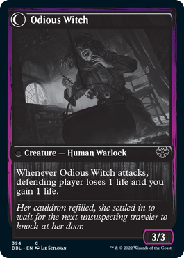 Ragged Recluse // Odious Witch [Innistrad: Double Feature] | Amazing Games TCG