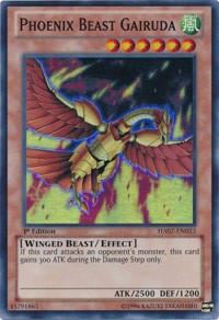 Phoenix Beast Gairuda [Hidden Arsenal 7: Knight of Stars] [HA07-EN033] | Amazing Games TCG