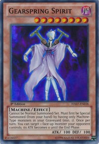 Gearspring Spirit [Hidden Arsenal 7: Knight of Stars] [HA07-EN038] | Amazing Games TCG