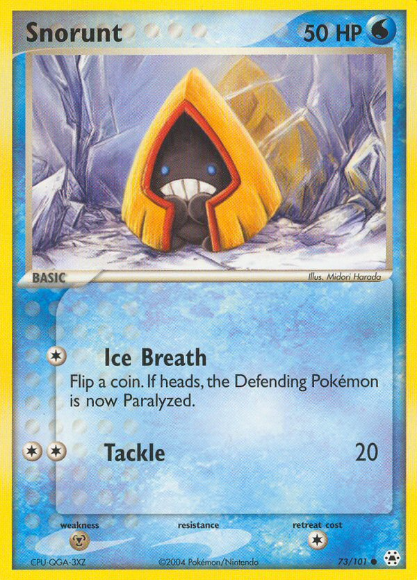 Snorunt (73/101) [EX: Hidden Legends] | Amazing Games TCG