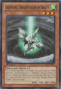 Lightning, Dragon Ruler of Drafts [Lord of the Tachyon Galaxy] [LTGY-EN098] | Amazing Games TCG