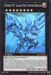 Number 107: Galaxy-Eyes Tachyon Dragon [Lord of the Tachyon Galaxy] [LTGY-EN044] | Amazing Games TCG