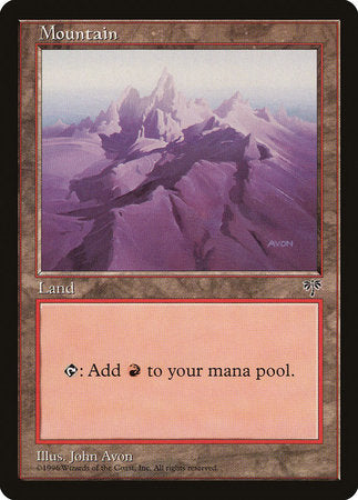 Mountain (Purple) [Mirage] | Amazing Games TCG