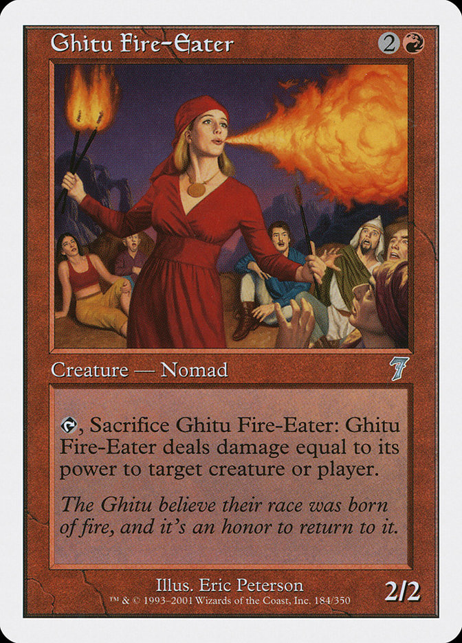 Ghitu Fire-Eater [Seventh Edition] | Amazing Games TCG