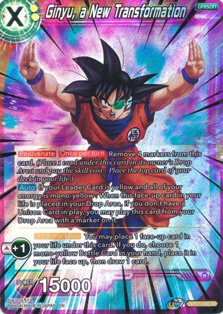 Ginyu, a New Transformation (BT12-088) [Vicious Rejuvenation] | Amazing Games TCG