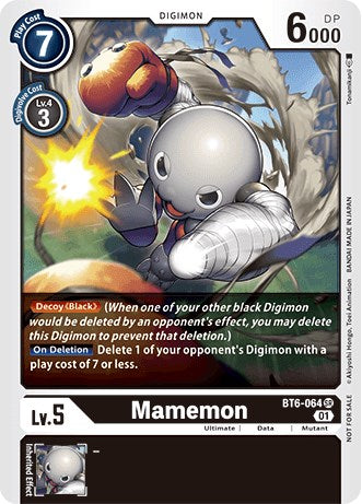 Mamemon [BT6-064] (Revision Pack 2021) [Double Diamond Promos] | Amazing Games TCG
