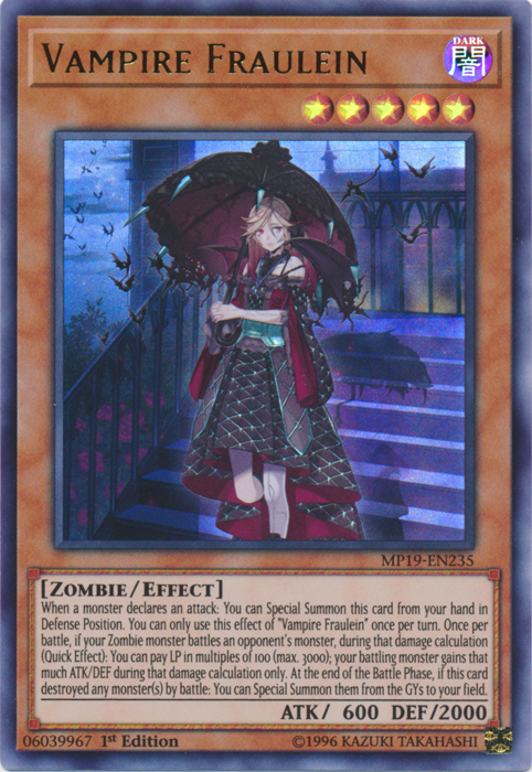 Vampire Fraulein [MP19-EN235] Ultra Rare | Amazing Games TCG