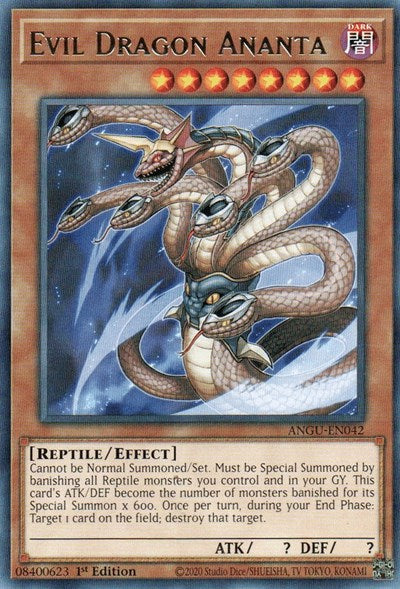 Evil Dragon Ananta (Rare) [ANGU-EN042] Rare | Amazing Games TCG