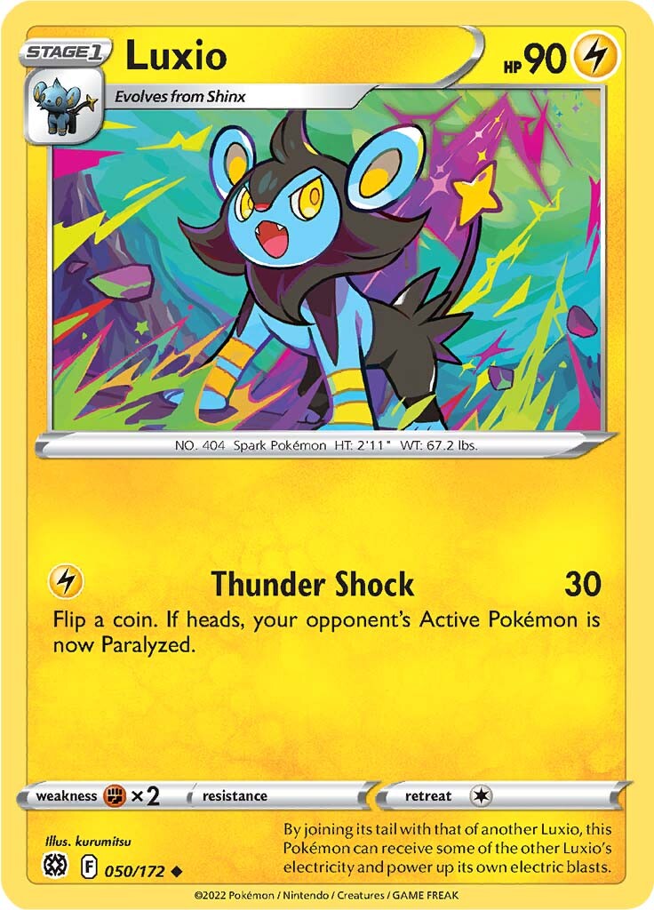 Luxio (050/172) [Sword & Shield: Brilliant Stars] | Amazing Games TCG