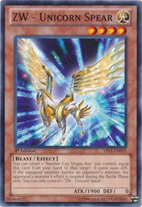 ZW - Unicorn Spear [Super Starter: V for Victory] [YS13-EN018] | Amazing Games TCG