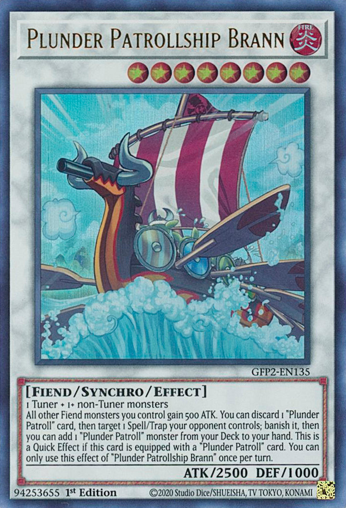 Plunder Patrollship Brann [GFP2-EN135] Ultra Rare | Amazing Games TCG