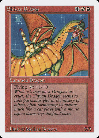 Shivan Dragon [Revised Edition] | Amazing Games TCG